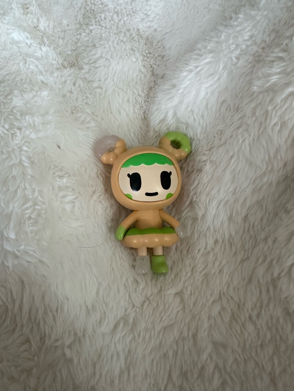 tokidoki Beige and Green Cute Character Figure